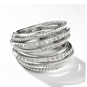 NEW Elegant 925 Sterling Silver Rings Wedding